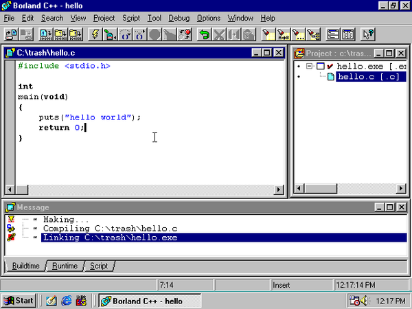 Revisiting Borland Turbo C And C++